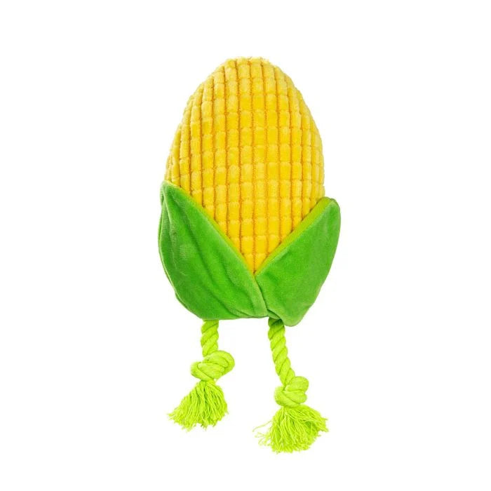 Buy Happy Tails Plush Corn with Rope at Pet Servo-1