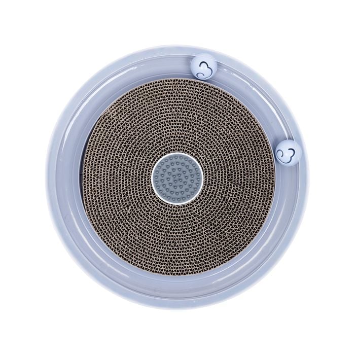 Round metallic filter with a white border on a white background at Petservo