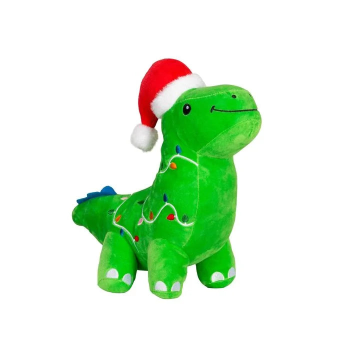Happy Tails - Lights Dinosaur Plush Dog Toy