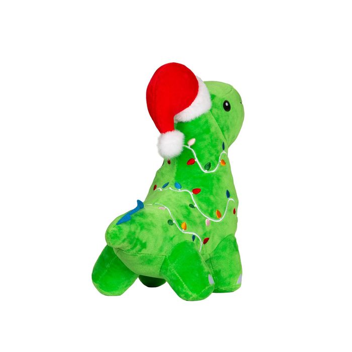 Happy Tails - Lights Dinosaur Plush Dog Toy