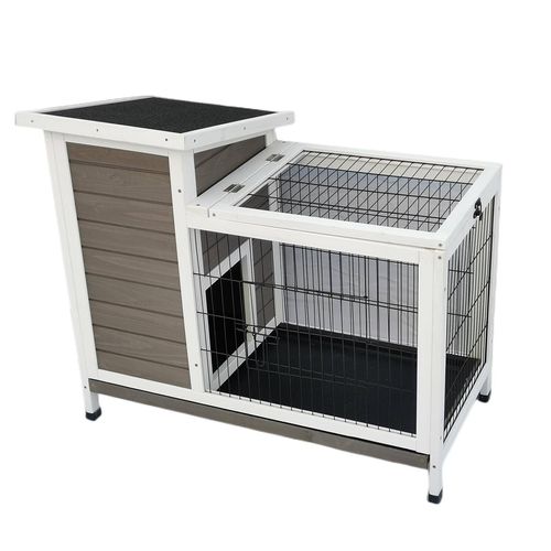 YES4PETS - Rabbit Hutch Cat Cage for Small Pets - Petservo