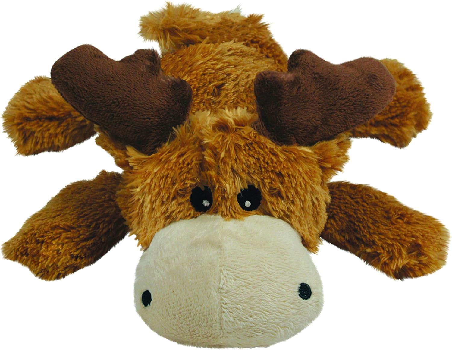 Plush moose toy on a white background at Pet Servo
