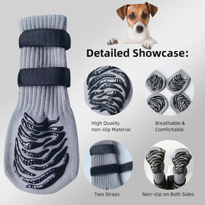 HCPET - Anti-Slip Dog Socks for Floor & Paw Safety - Petservo