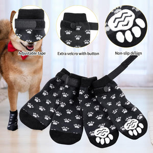 Monlida - Anti-Slip Dog Socks for Hardwood Floors - Petservo