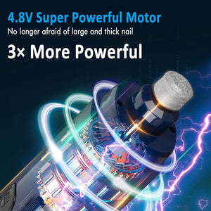 Super powerful motor with text highlighting its strength and features on a dark background at Pet Servo