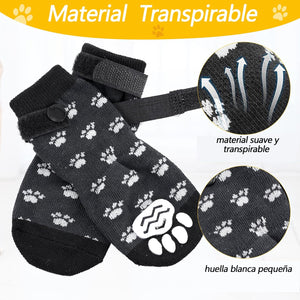 Monlida - Anti-Slip Dog Socks for Hardwood Floors - Petservo