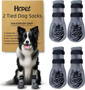 HCPET - Anti-Slip Dog Socks for Floor & Paw Safety - Petservo