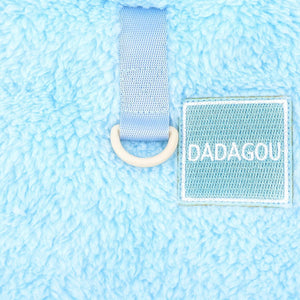 Blue Fleece Dog Jumper – Warm Winter Sweater w/D-Ring - Petservo