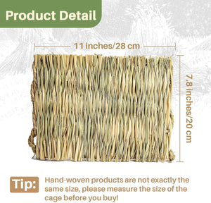 Hand-woven product with dimensions 11 inches x 7.8 inches on a light background at Pet Servo
