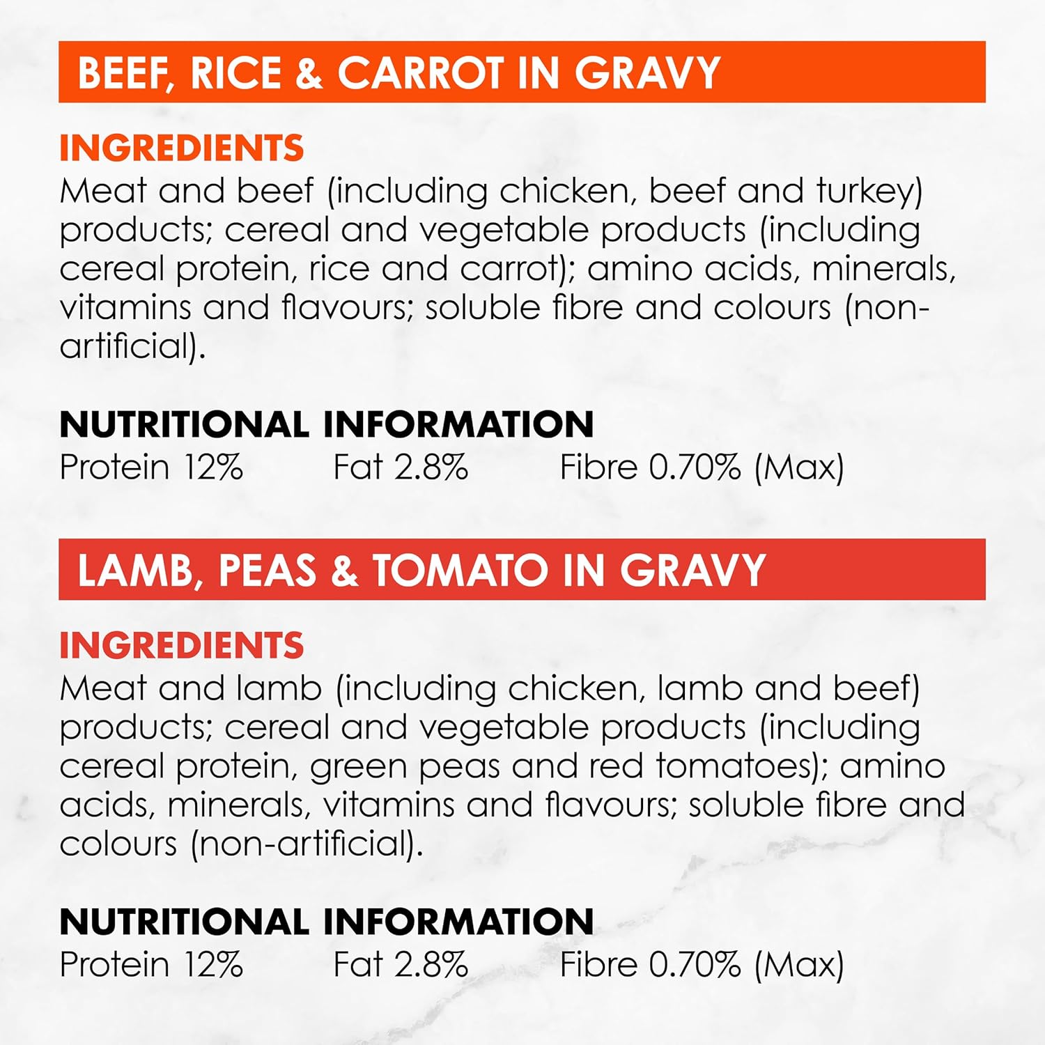 Fancy Feast - Inspirations Adult Wet Cat Food Lamb in Gravy and Beef in Gravy 24x70g