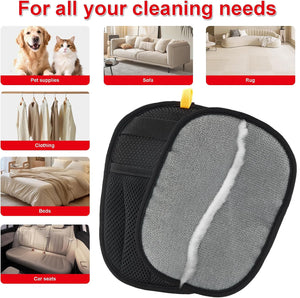 Cleaning tool with text 'For all your cleaning needs' and images of pets, furniture, and clothing at Pet Servo