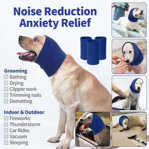 Nanaki - Calming Dog Headband Ear Wrap, Size M - Petservo