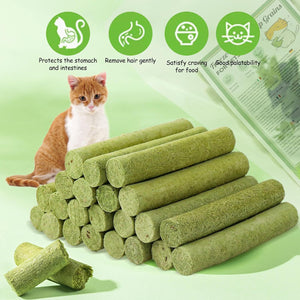 Pet Servo - Cat Grass Stick Treats for Cat, 100g Freezed Drying Snacks-4