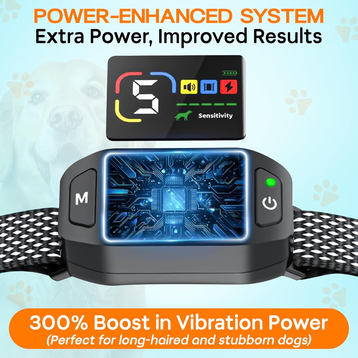 Generic - Bark Collar for Dogs with Clicker or Whistle