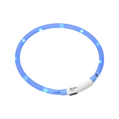 Flamingo - 20-70cm Blue Visio Nera Dog LED Collar