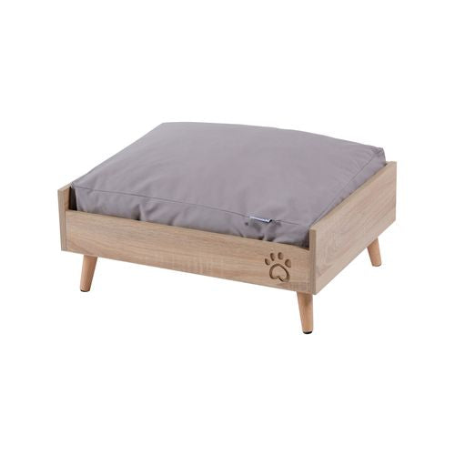 Charlie's -Scandi Elevated Bed with Natural Frame & Mattress petservo