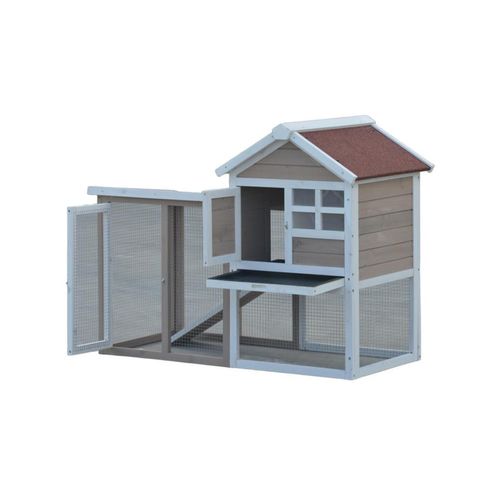 YES4PETS - Rabbit Hutch Small Ferret Guinea Pig Cage Hen Chook Cat Kitten House