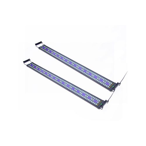 Dynamic Power - 2 Set 33W Aquarium Blue White LED Light for Tank 120-140cm - petservo