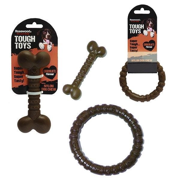 Rosewood - Chocolate Nylon Dog Chew - Petservo