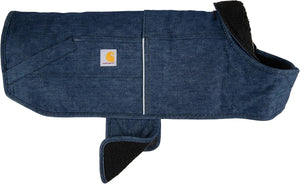 CARHARTT - Denim Insulated Dog Coat for Cold Weather - Petservo