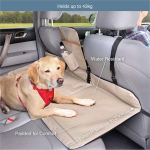 Kurgo - Padded Dog Car Carrier at Pet Servo