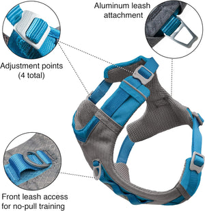 Kurgo - Journey Air Dog Harness (Blue) at Pet Servo