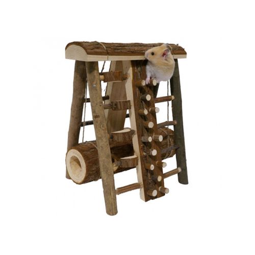 Costway - 2-Panel Pet Safety Fence Dog Security Gate - Brown