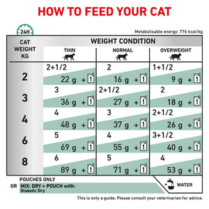 Royal Canin - Veterinary Diet Diabetic Adult Wet Cat Food 85g x 12 - Petservo