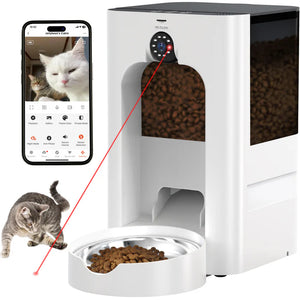 Buy Advwin - 5L Automatic Camera Pet Feeder with Laser Teaser - Pet Servo