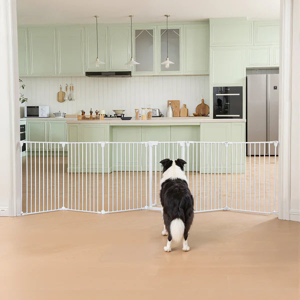 Advwin - Adjustable Pet Safety Gate & Play Yard 380cm