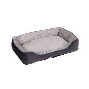 Happy Tails - Grey Lounger Bed - Medium - PetServo