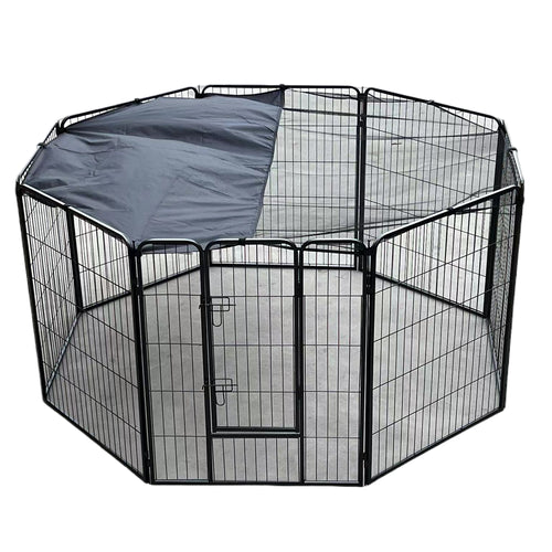 YES4PETS 120 cm Heavy Duty Pet Playpen with Cover - Pet Servo