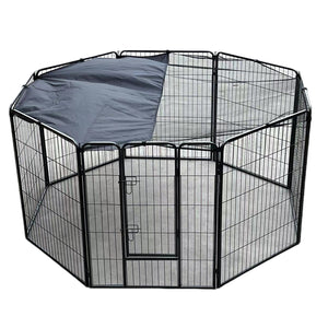 YES4PETS - 100cm Heavy Duty Pet Playpen with Cover - Pet Servo