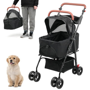 Advwin - Large Pet Stroller Pram - petservo
