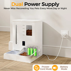 Shop Advwin - 2-in-1 Automatic Cat Feeder Waterer Set at Pet Servo power supply image