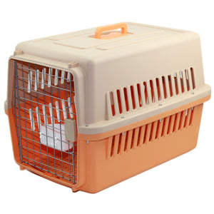 YES4PETS - Large Dog & Cat Airline Crate with Tray & Bowl - Pet Servo