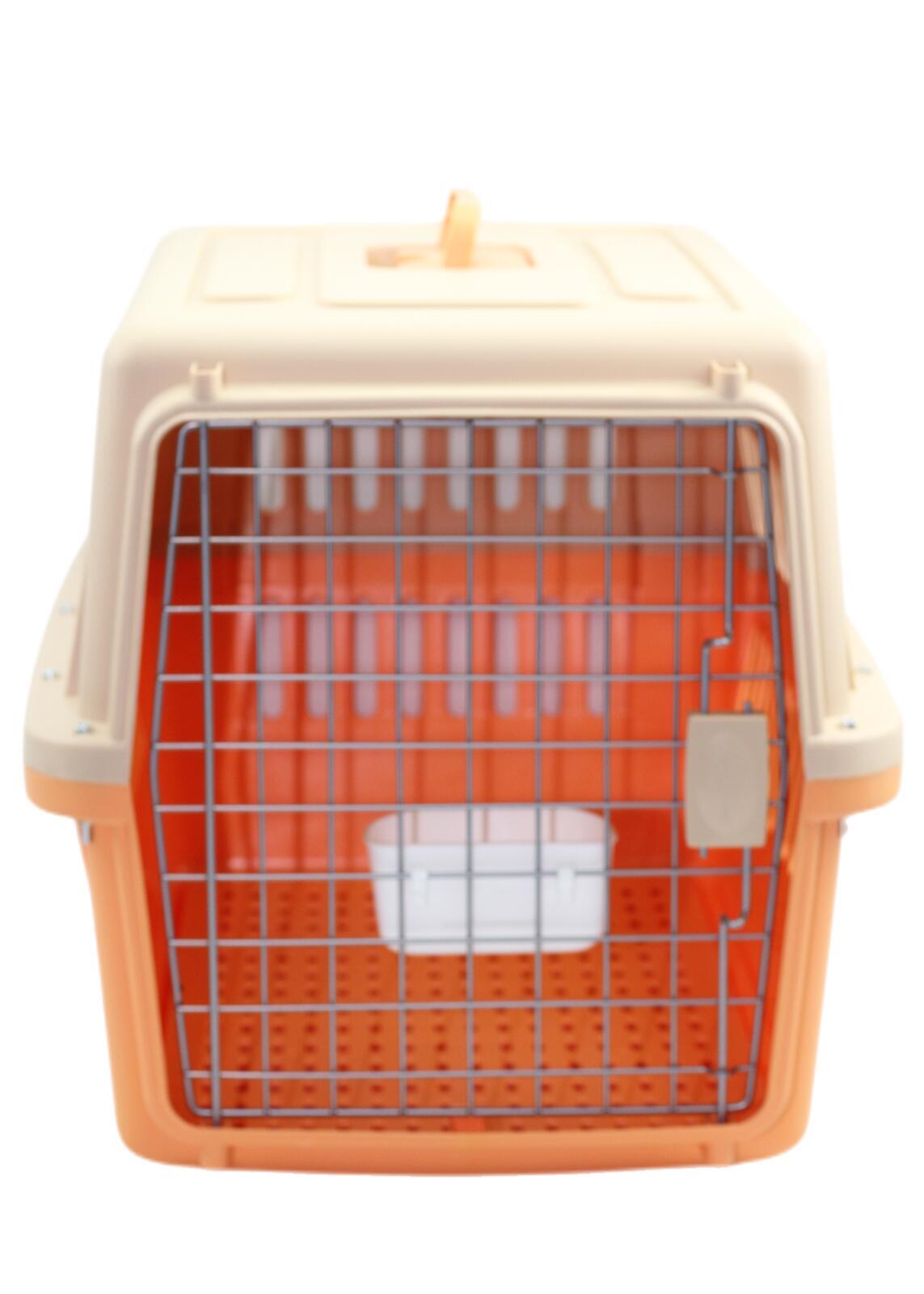 YES4PETS - Large Dog & Cat Airline Crate with Tray & Bowl - Pet Servo