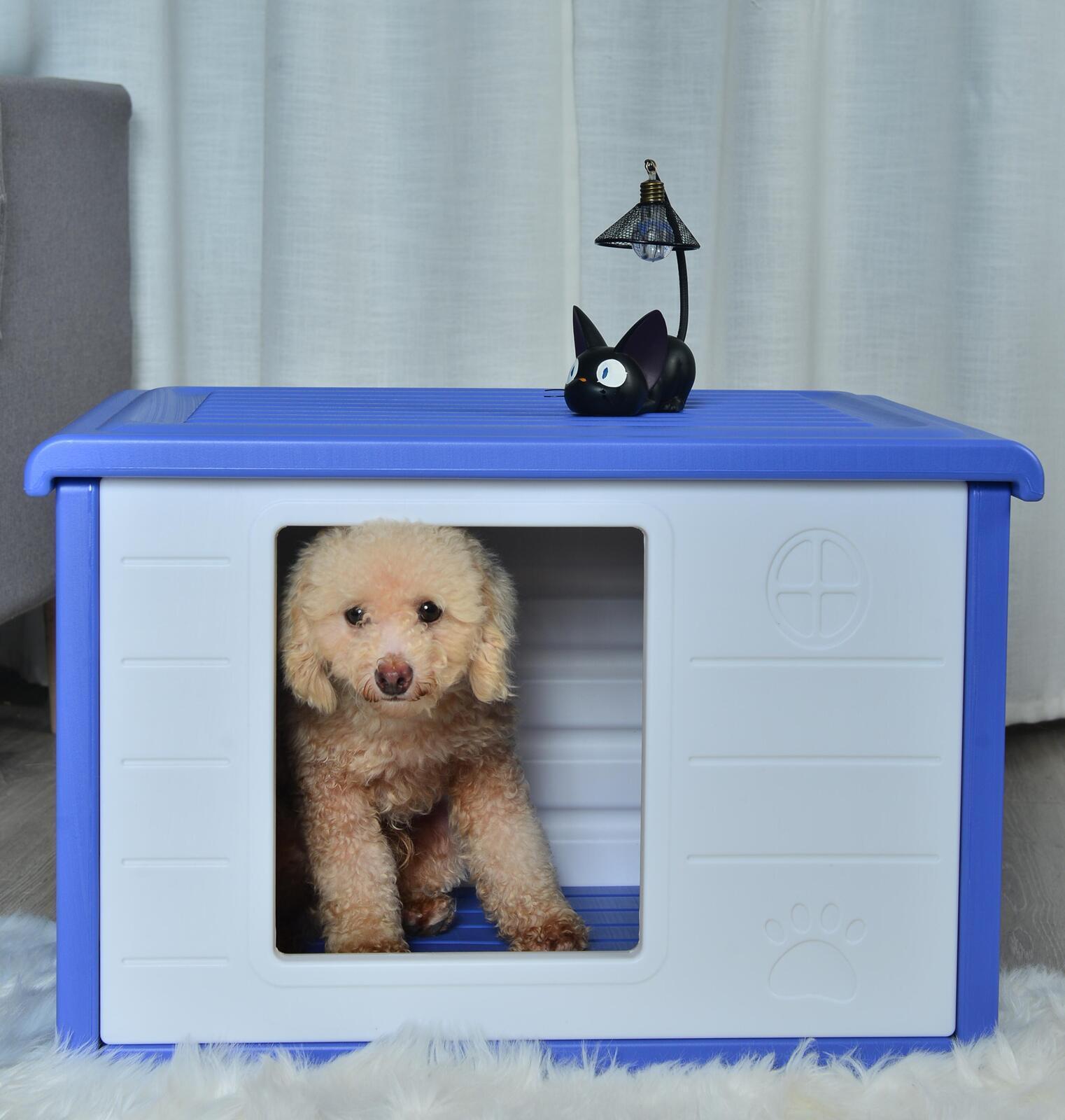 YES4PETS - Plastic Pet Dog Puppy Cat House Kennel