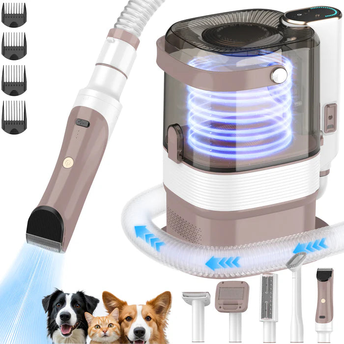 Advwin - 6 in 1 Pet Hair Vacuum & Dog Grooming Kit image 1 - Pet Servo