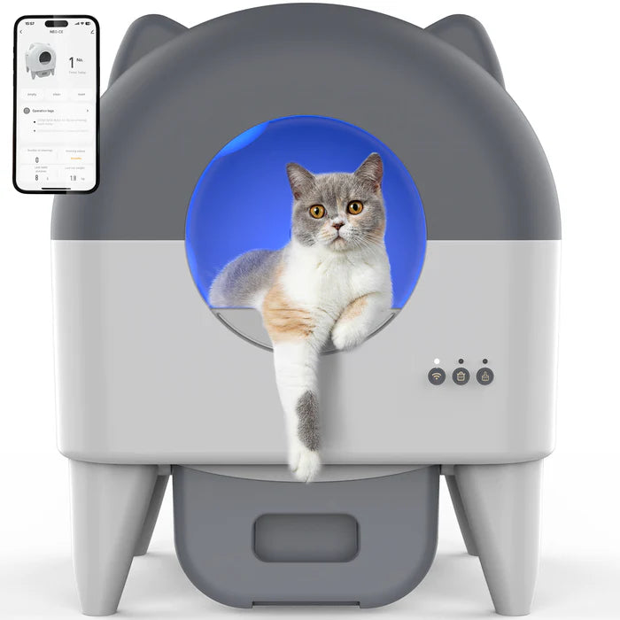 Advwin - 90L Automatic Cat Litter Box Self Cleaning - PetServo
