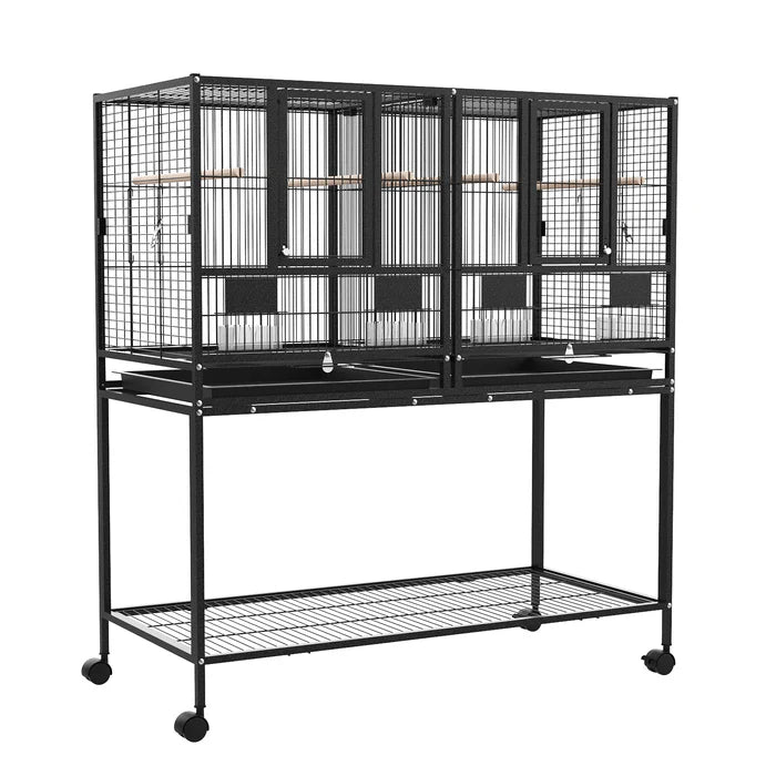 Advwin - Bird Cage 2in1 Large Cage Wheel w/Brake - PetServo