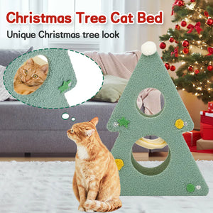 Advwin - Cat Bed Cat Tower Xmas Tree Hammocks - PetServo-2