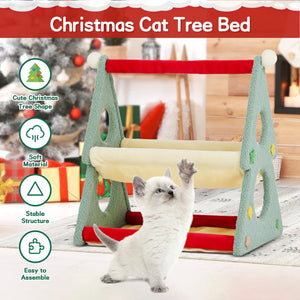 Advwin - Cat Bed Cat Tower Xmas Tree Hammocks - PetServo-3