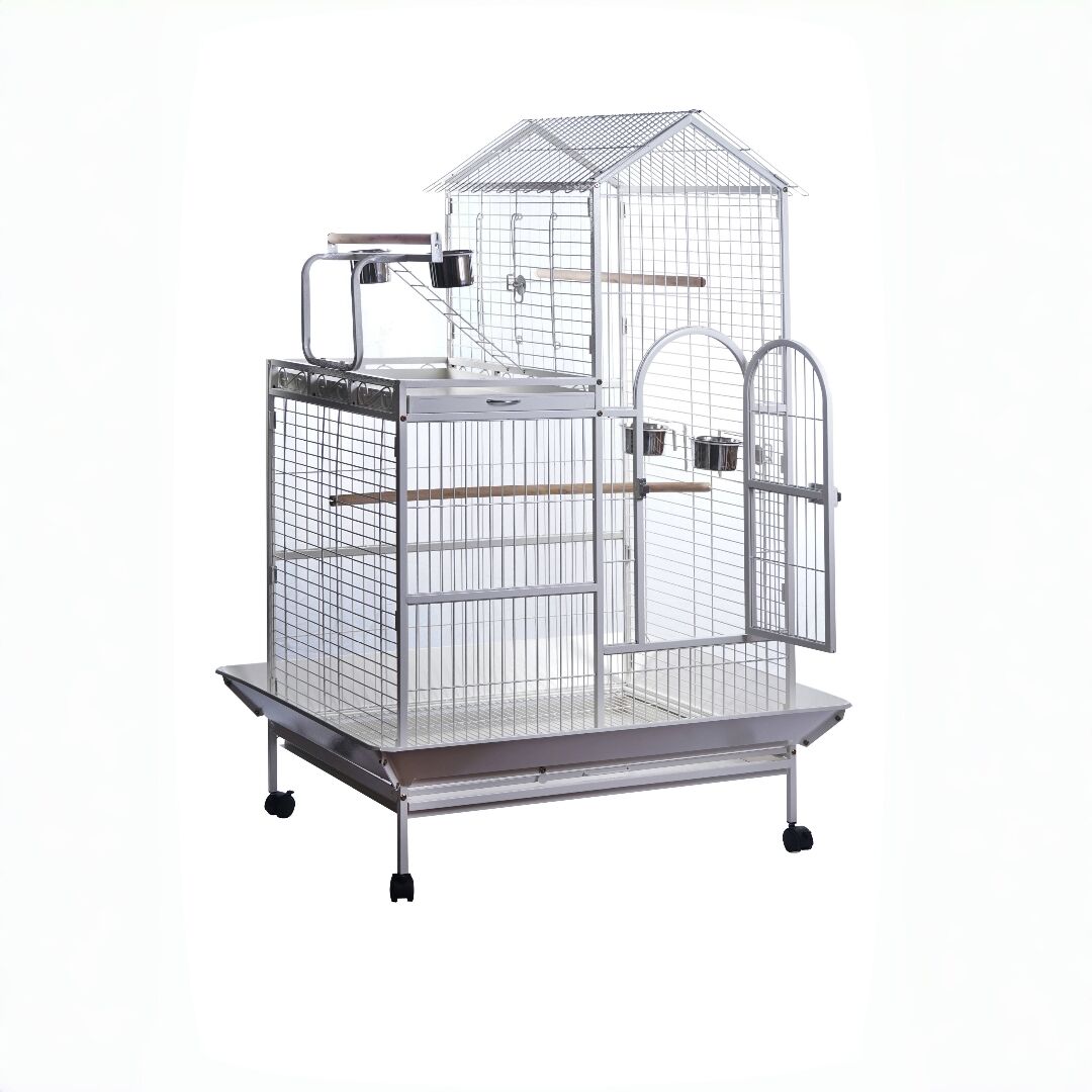 Bird cage with a stand on a white background at Pet Servo