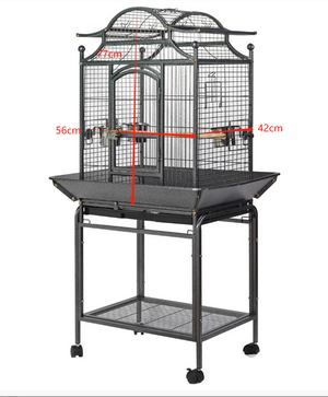 YES4PETS - Large Bird Cage Aviary with Stand & Wheels - Pet Servo