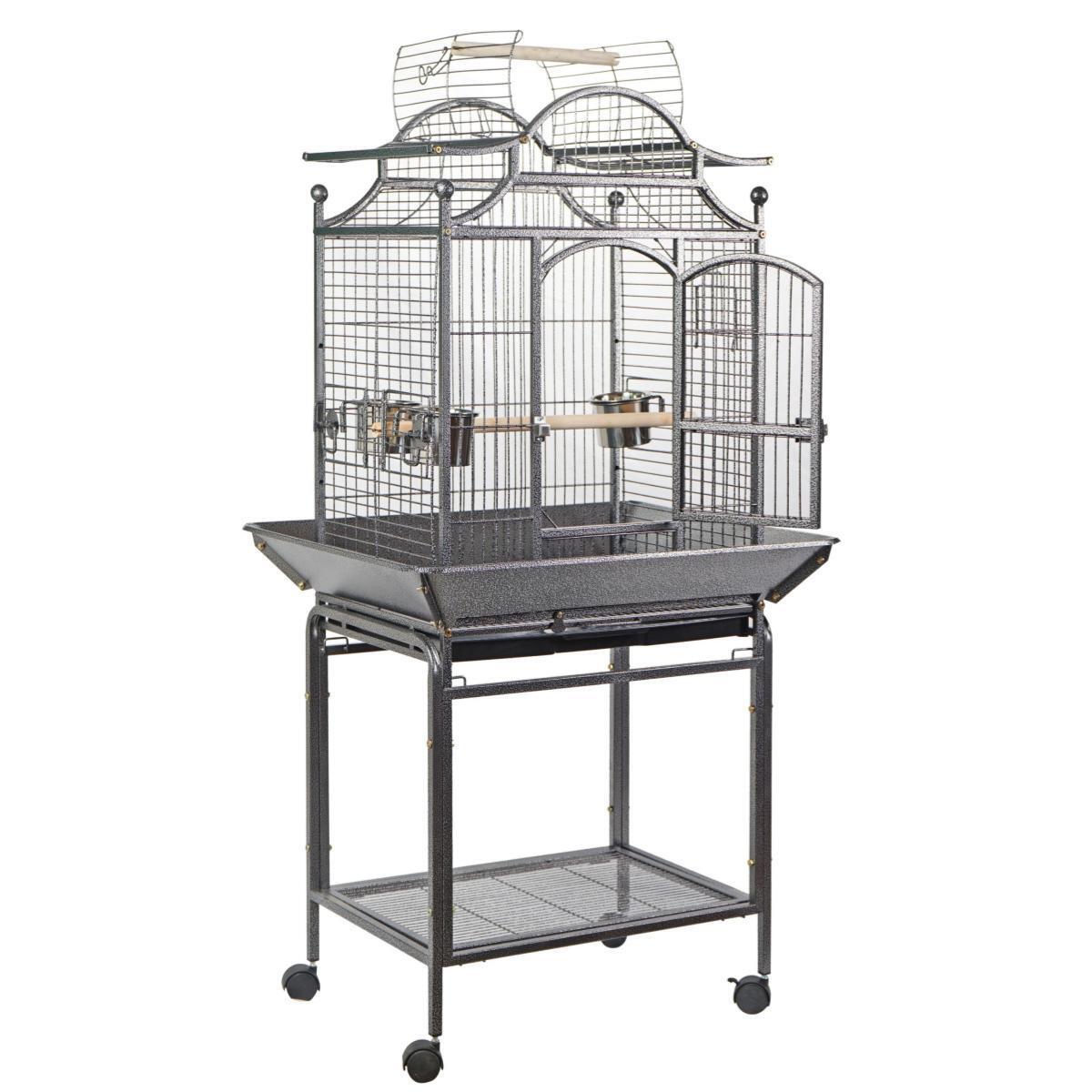YES4PETS - Large Bird Cage Aviary with Stand & Wheels - Pet Servo