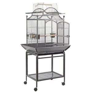 YES4PETS - Large Bird Cage Aviary with Stand & Wheels - Pet Servo