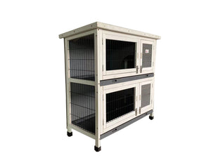 YES4PETS - Large Double Storey Hutch - Petservo