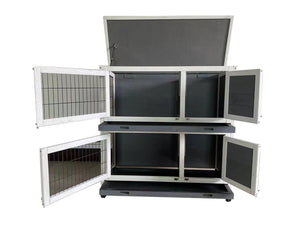 YES4PETS - Large Double Storey Hutch - Petservo