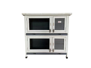 YES4PETS - Large Double Storey Hutch - Petservo